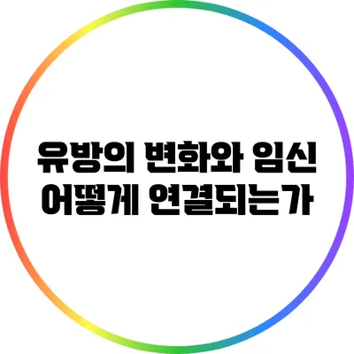 유방의 변화와 임신: 어떻게 연결되는가?
